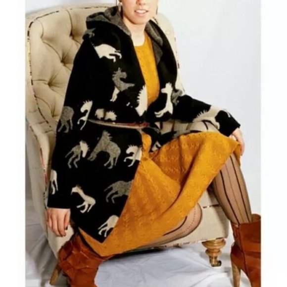 Anthropologie | Jackets u0026 Coats | Anthropologie Field Flower Horse Sedona Equestrian  Cardigan Sweater Jacket M | Poshmark